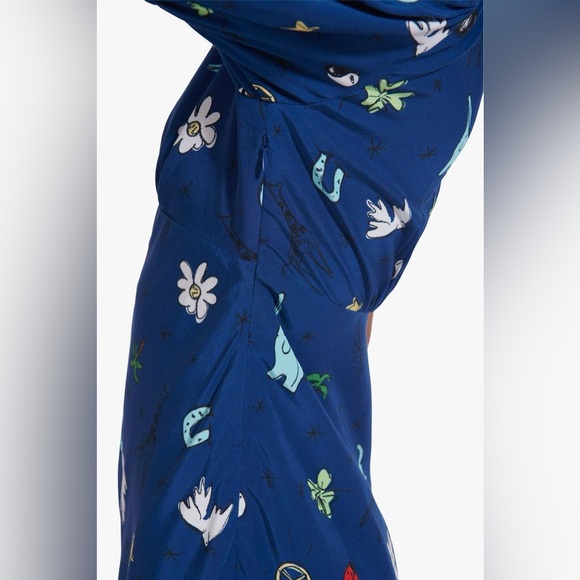 STAUD Milla Mini Dress in Good Vibes Twilight - Picture 8 of 10